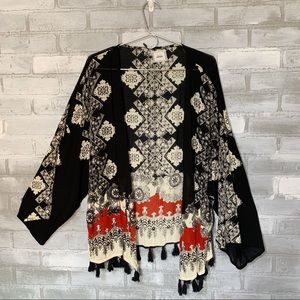 Collection Pimkie | Boho Tassel printed kimono